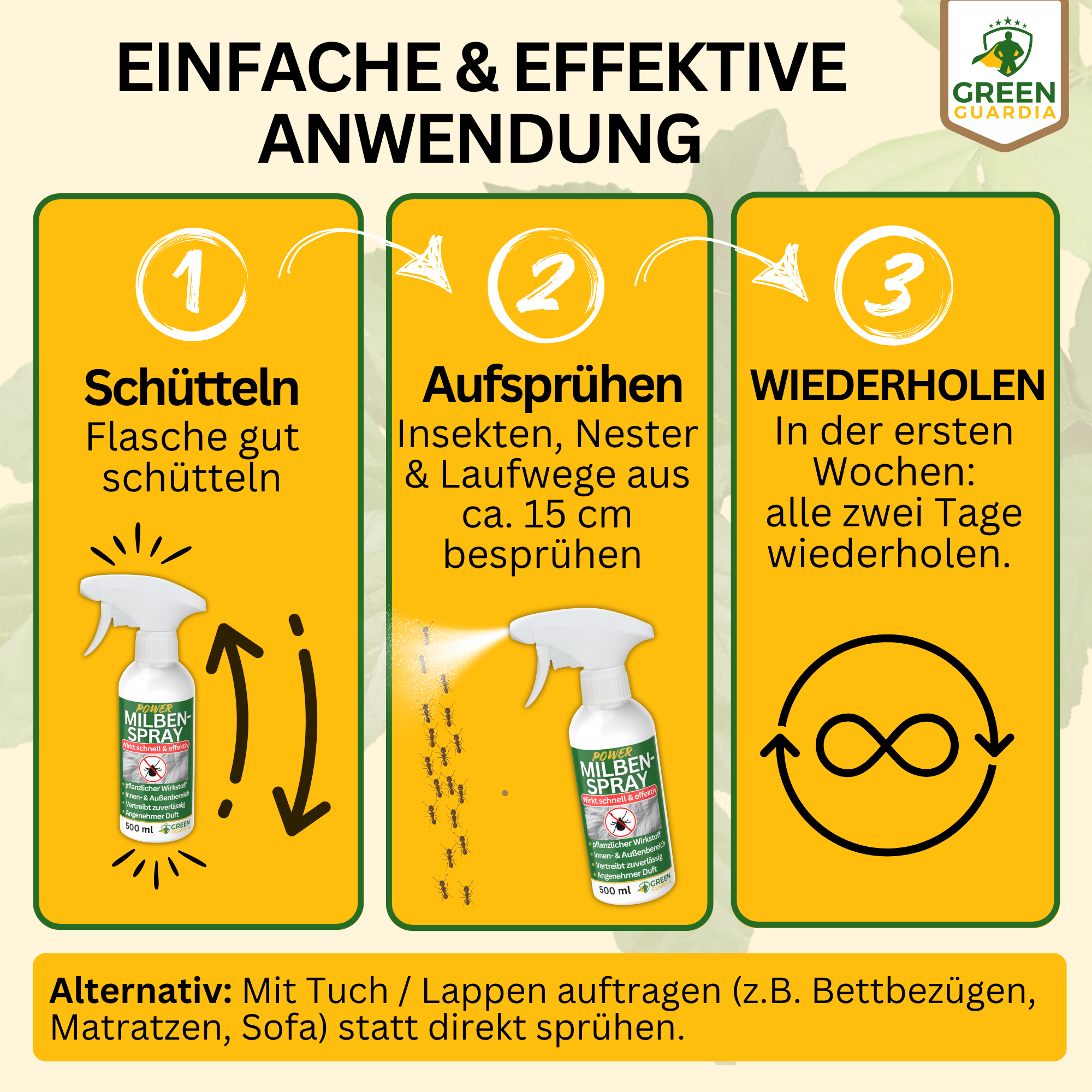 Spray concentrato antiacaro