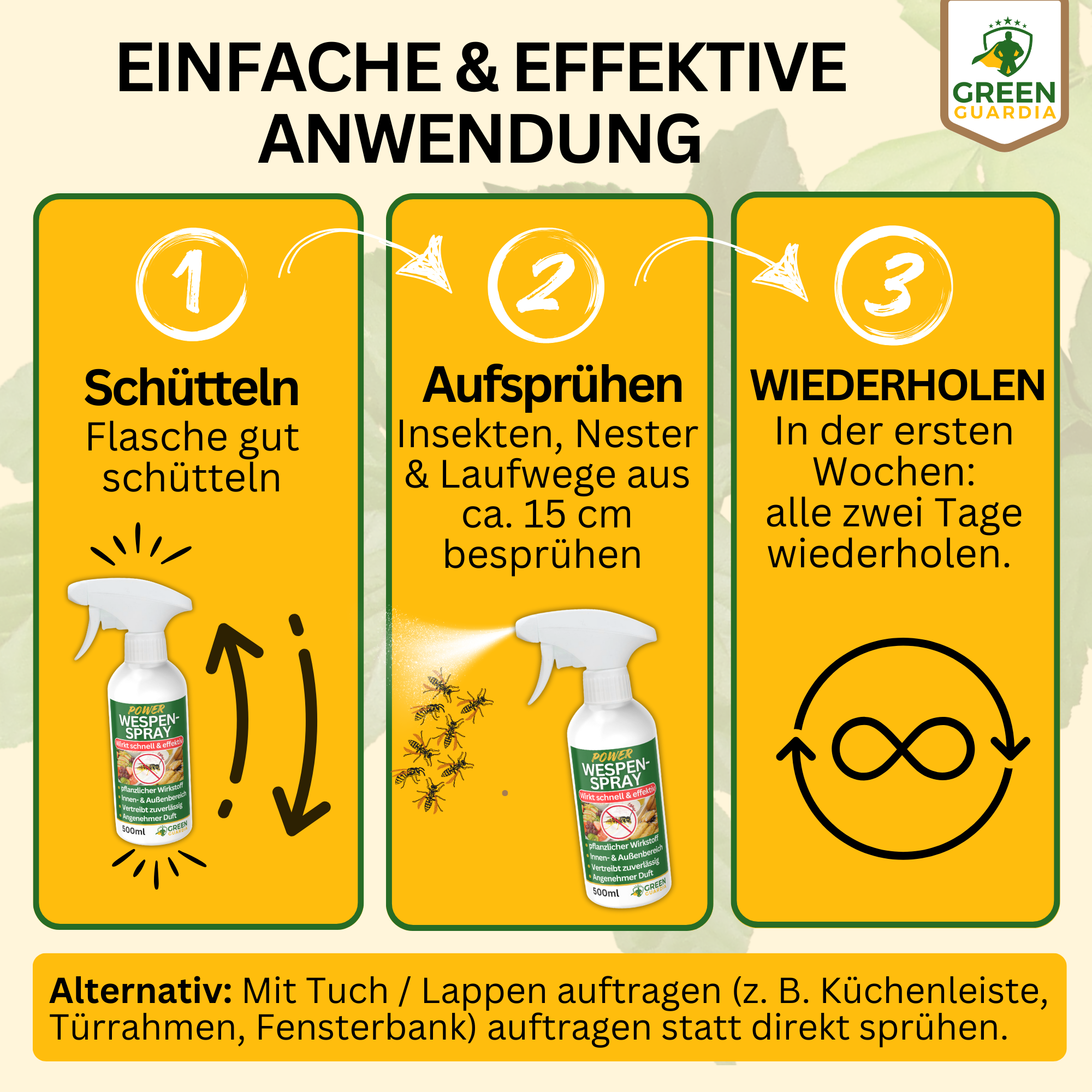 Spray concentrato anti-vespe