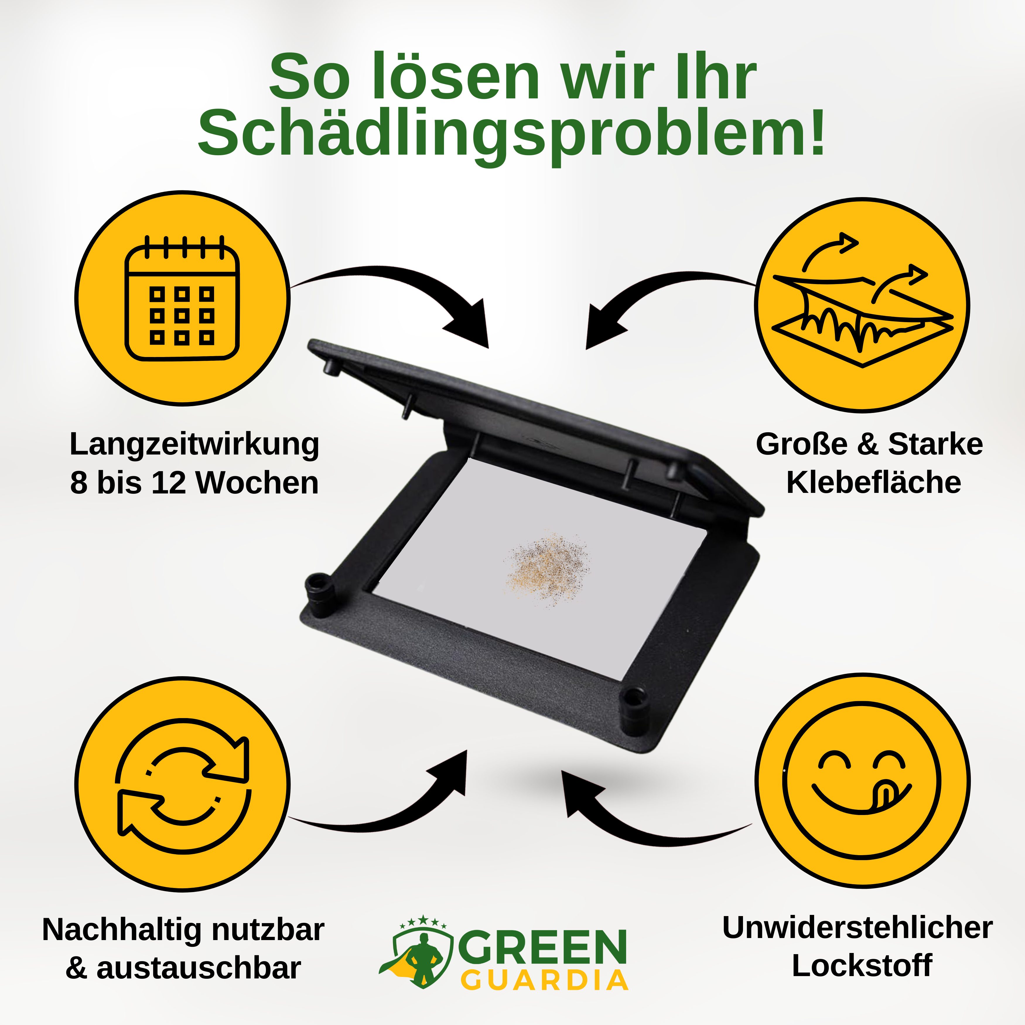Bettwanzen Falle mit Pheromon-Lockstoff