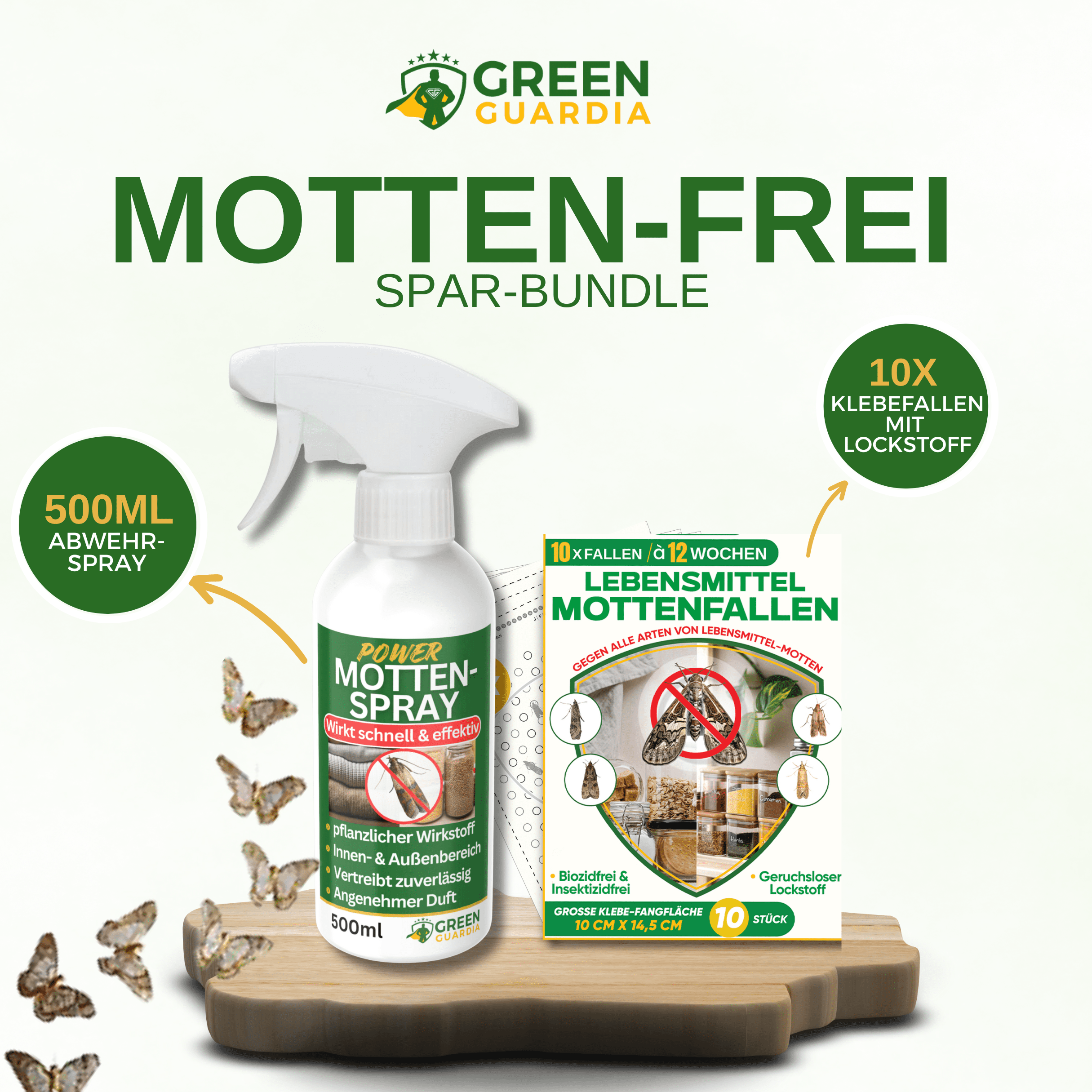 Motten - Bundle „Lebensmittelmottenfrei“ - Green Guardia - Ihr Experte für Schädlinge und Pflanzen