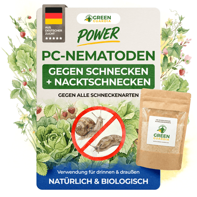 PC - Nematoden gegen Schnecken & Nacktschnecken - Green Guardia - Ihr Experte für Schädlinge und Pflanzen