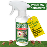 Tick repellent spray power concentrate for dogs 