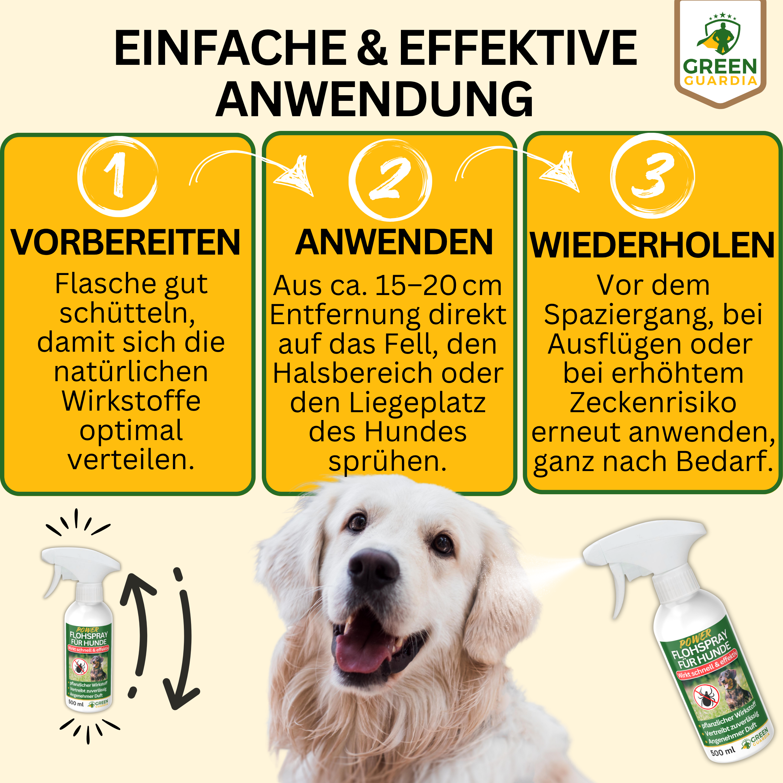 Spray antipulci concentrato per cani