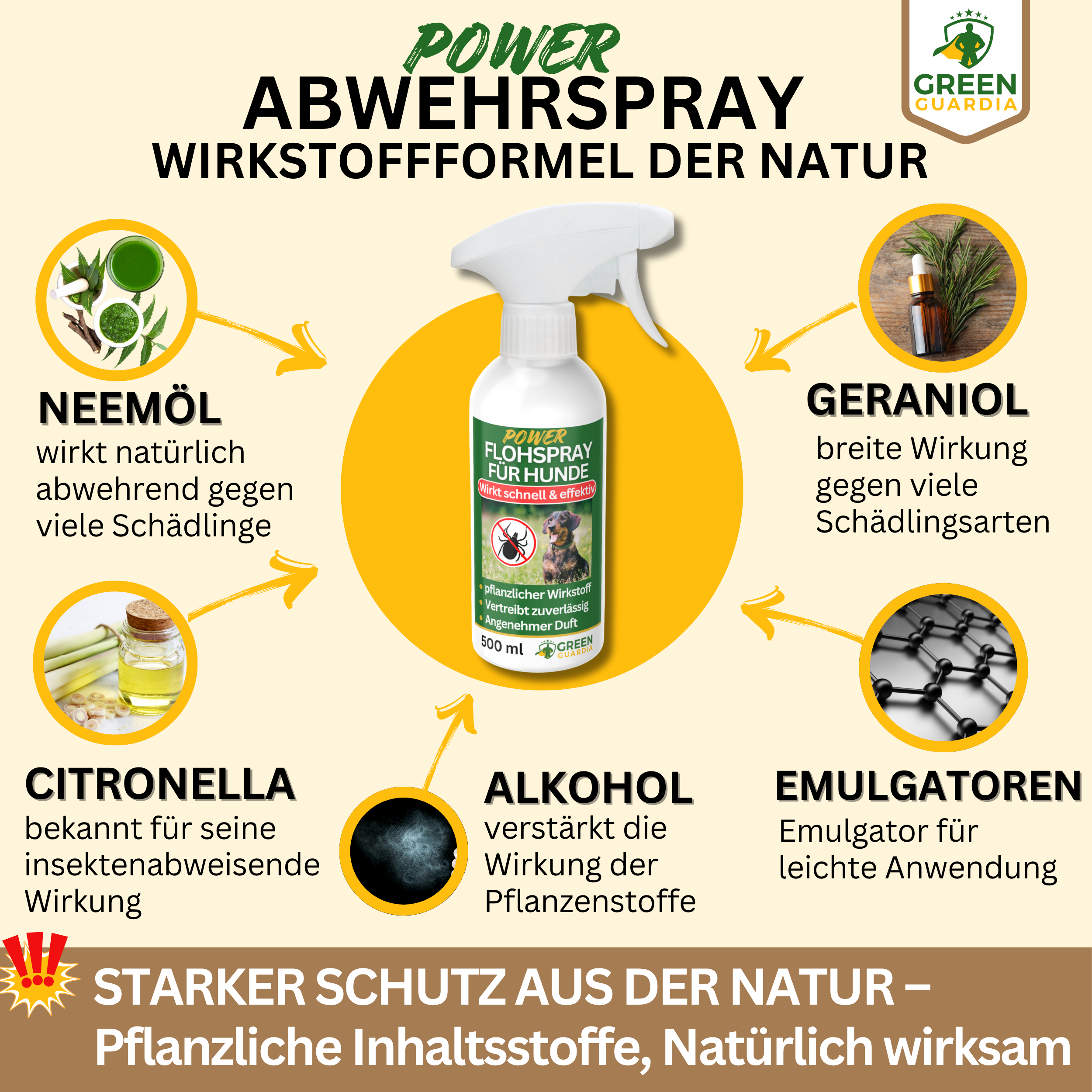 Spray antipulci concentrato per cani