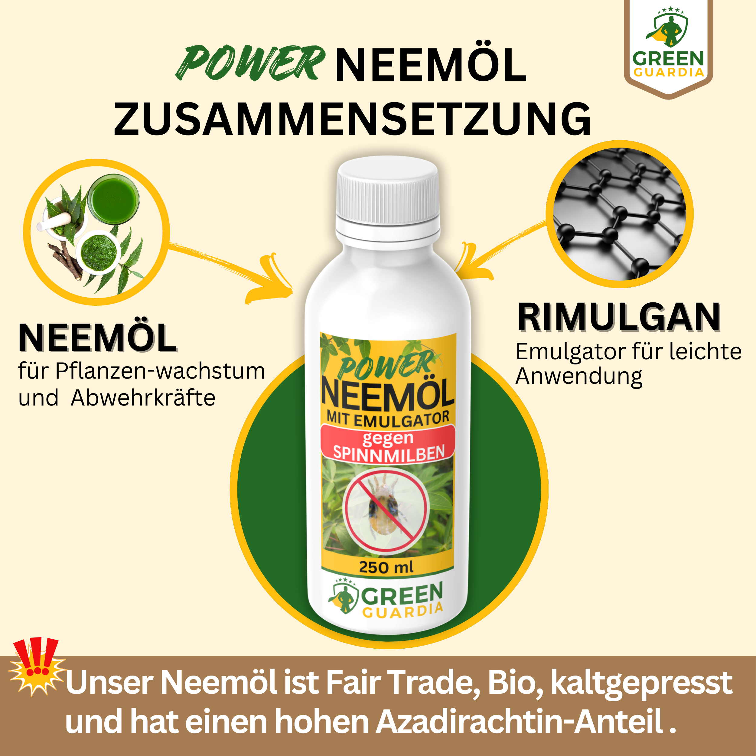 Olio di Neem potente contro gli acari del ragno
