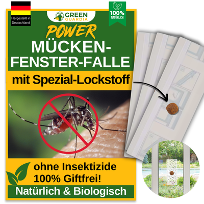 Mücken Fenster-Falle mit Spezial-Lockstoff
