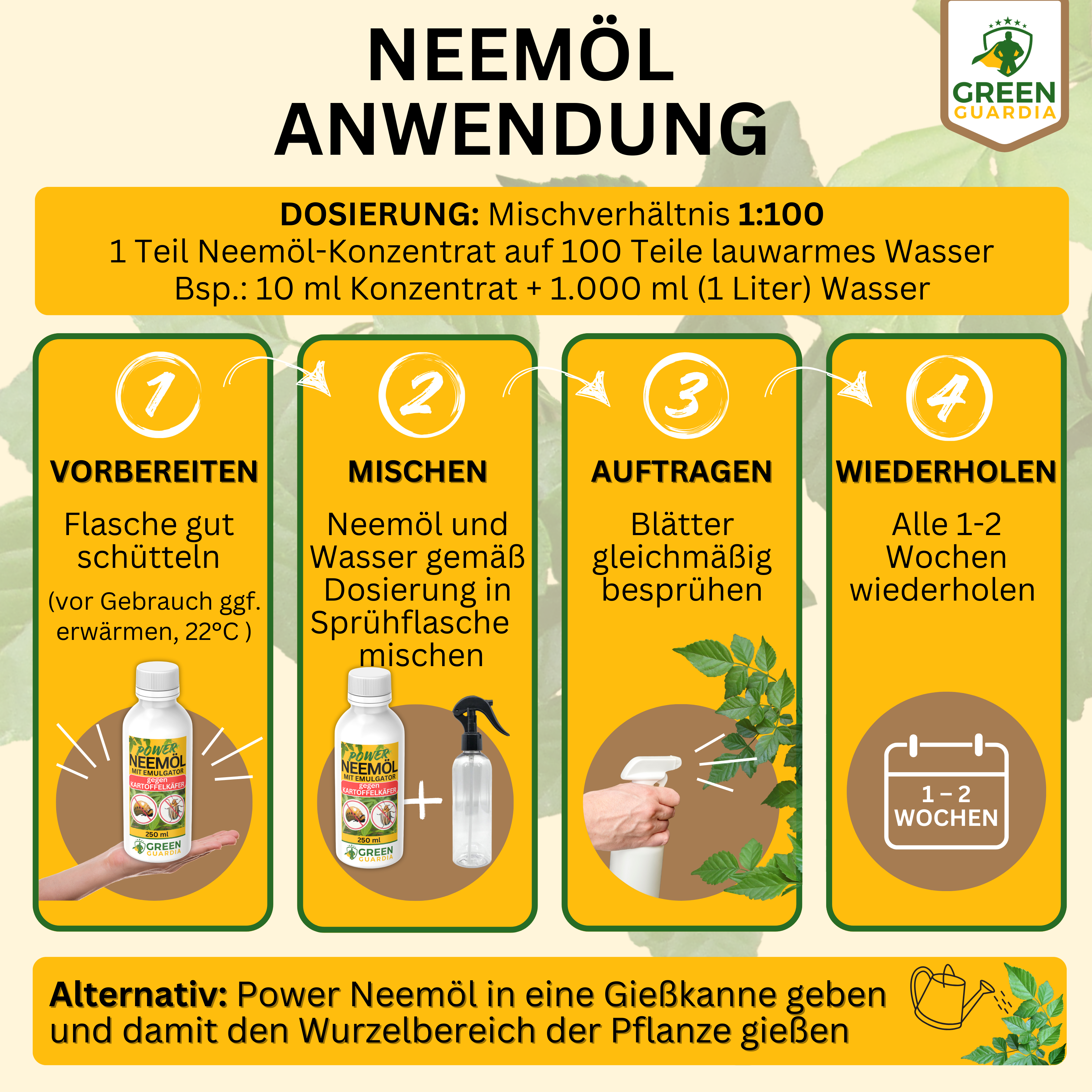 Olio di Neem potente contro la dorifora della patata