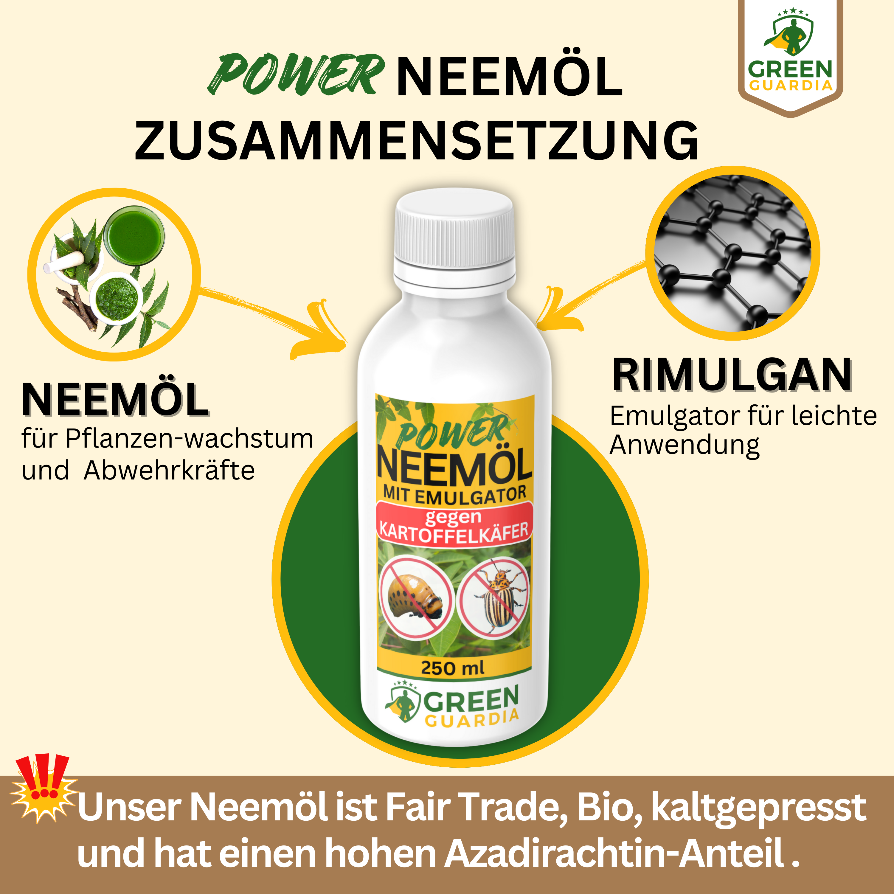 Olio di Neem potente contro la dorifora della patata