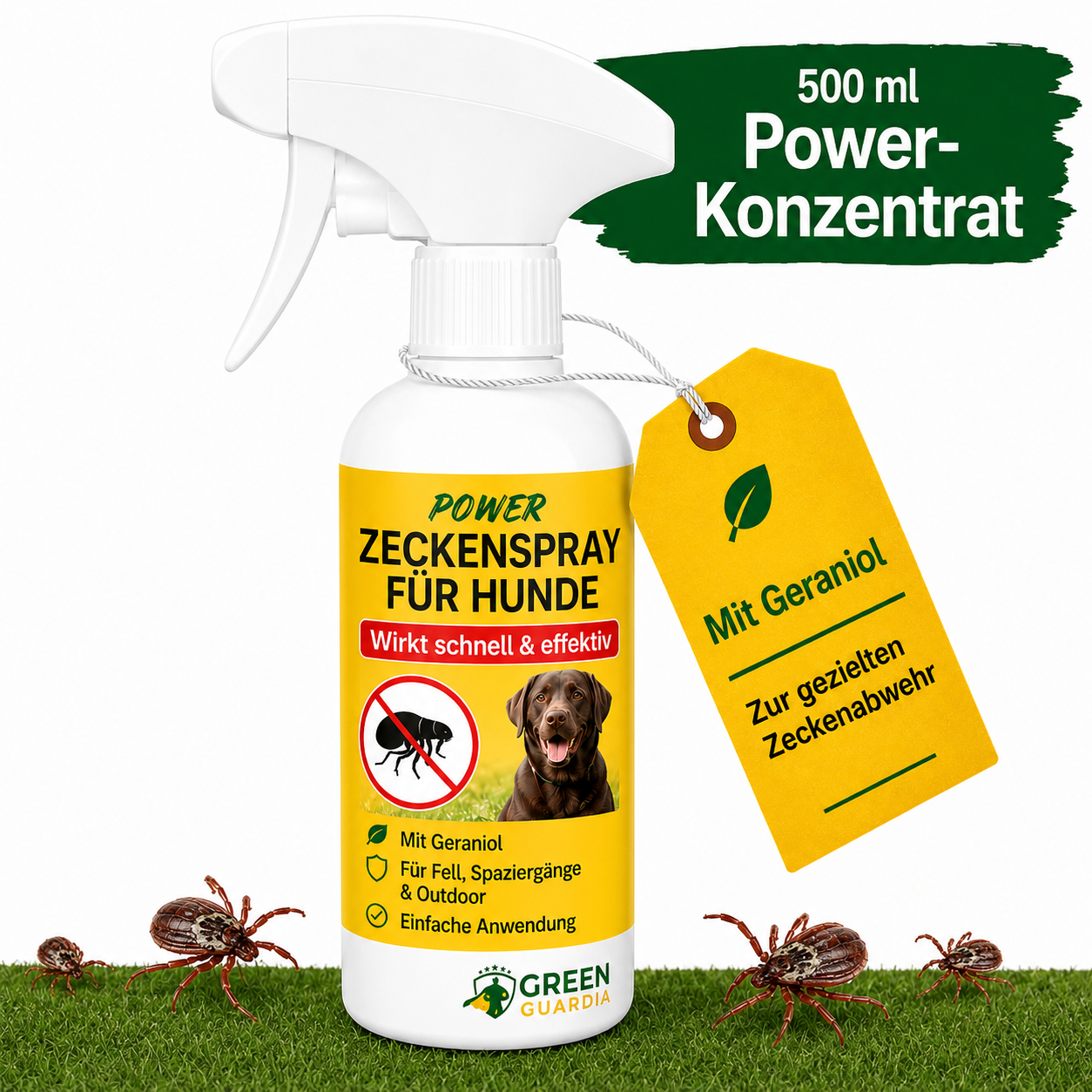 Spray concentrato antizecche per cani