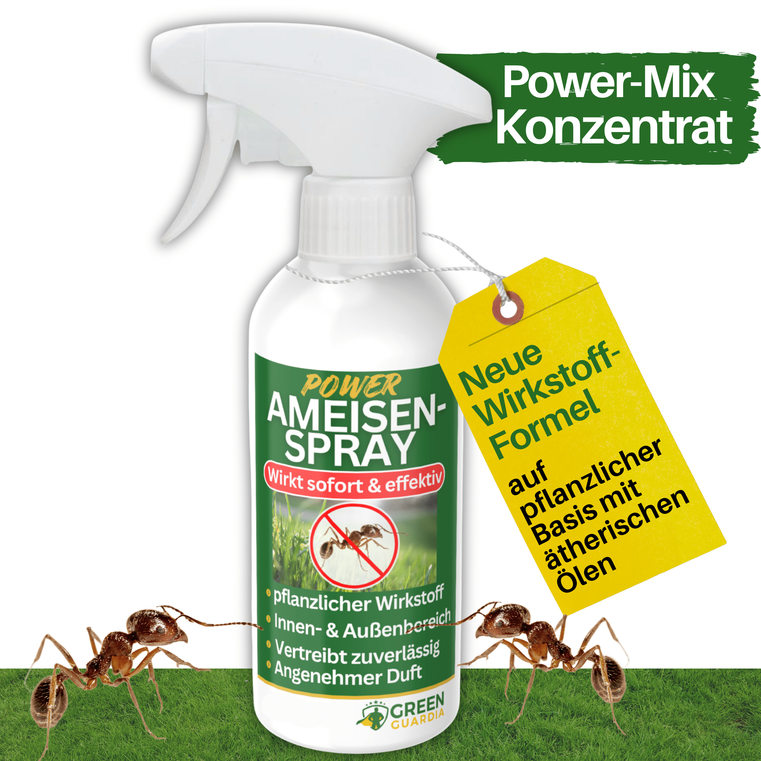 Ameisen Abwehrspray Power - Konzentrat - Green Guardia - Ihr Experte für Schädlinge und Pflanzen