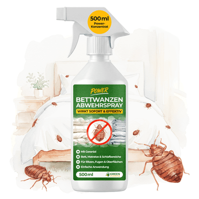 Bettwanzen-Abwehrspray Power-Konzentrat - 500ml - Green Guardia - Ihr Experte für Schädlinge und Pflanzen
