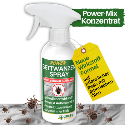 Bettwanzen - Abwehrspray Power - Konzentrat - Green Guardia - Ihr Experte für Schädlinge und Pflanzen