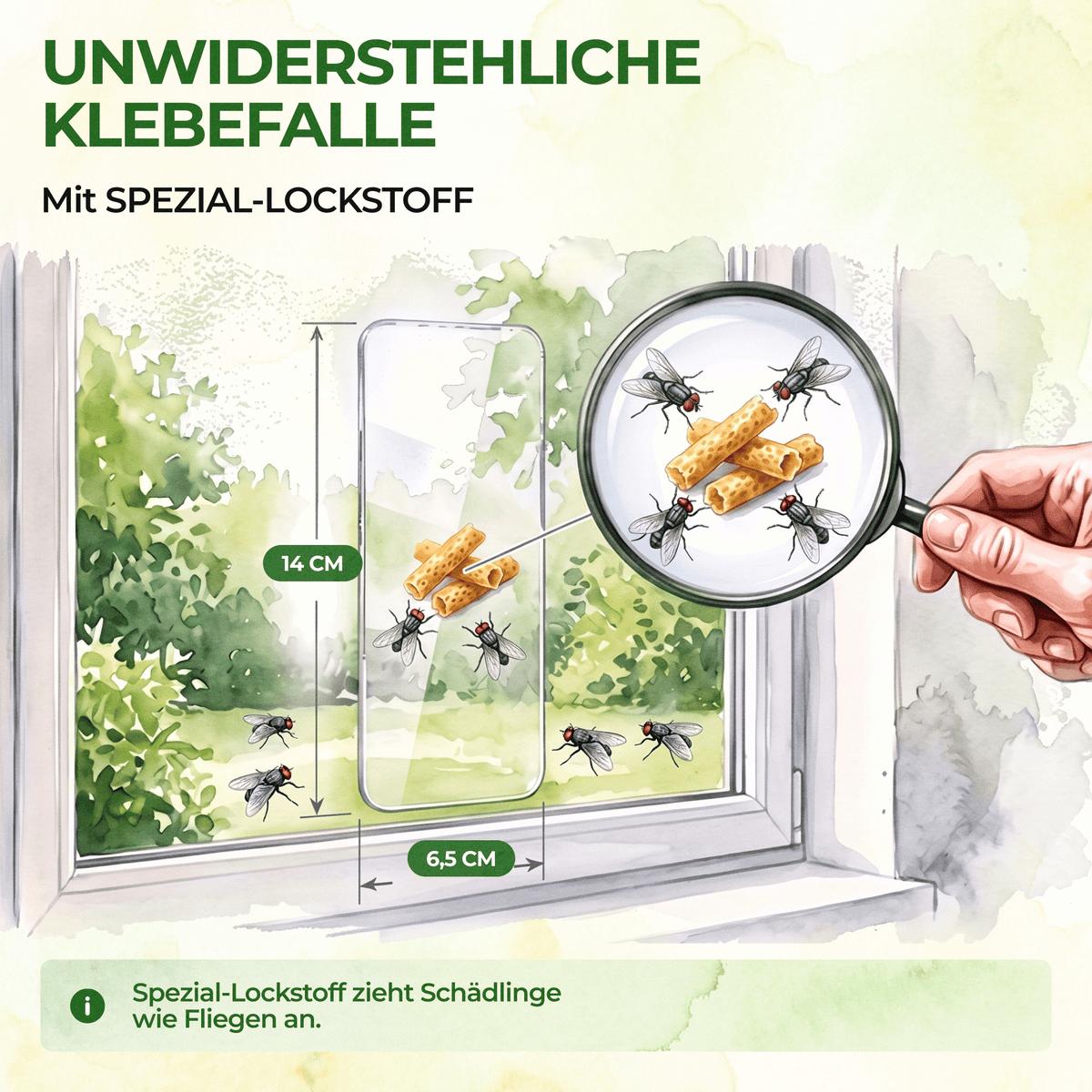 Fliegen Fenster-Falle - Green Guardia - Ihr Experte für Schädlinge und Pflanzen