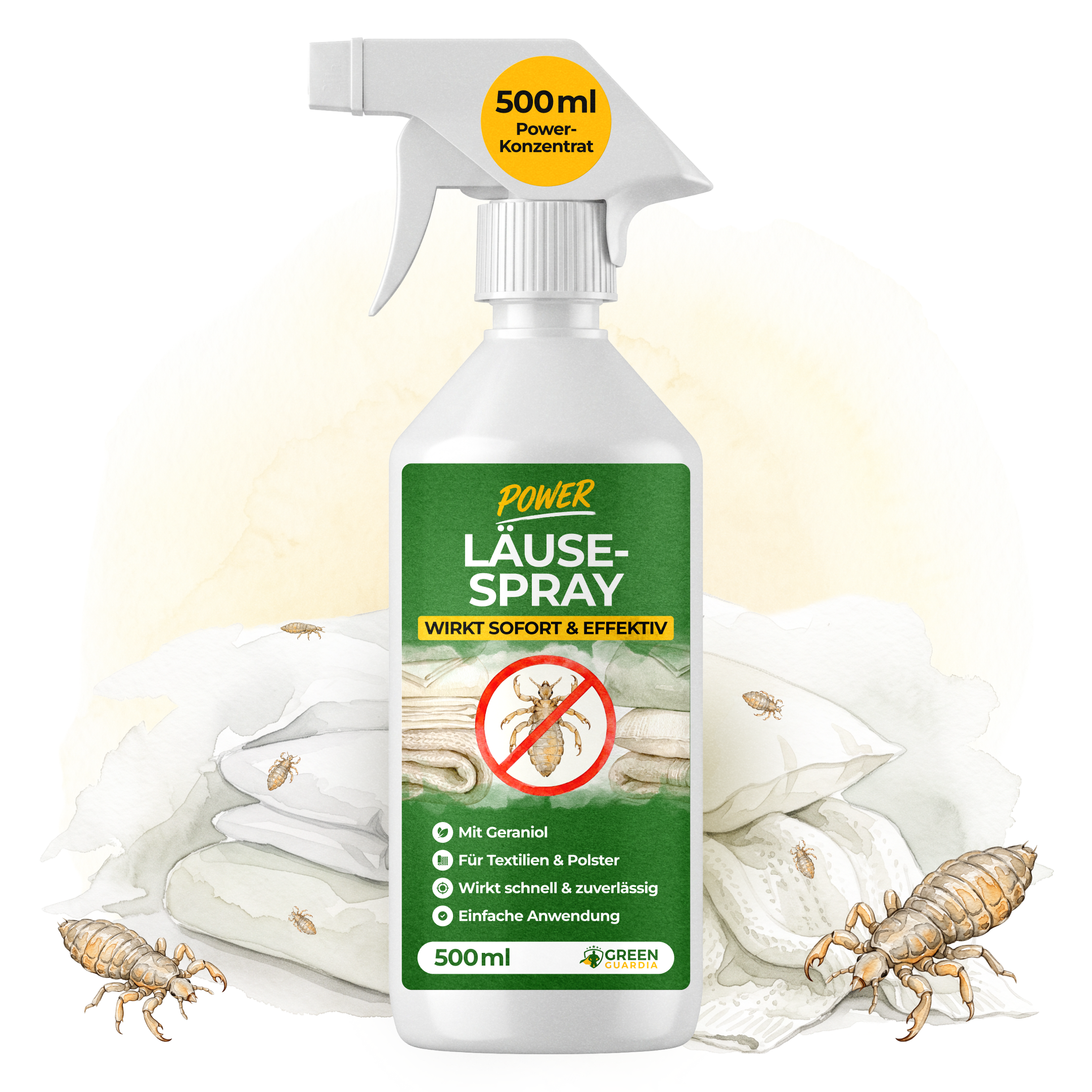 Spray repellente per pidocchi concentrato - 500 ml