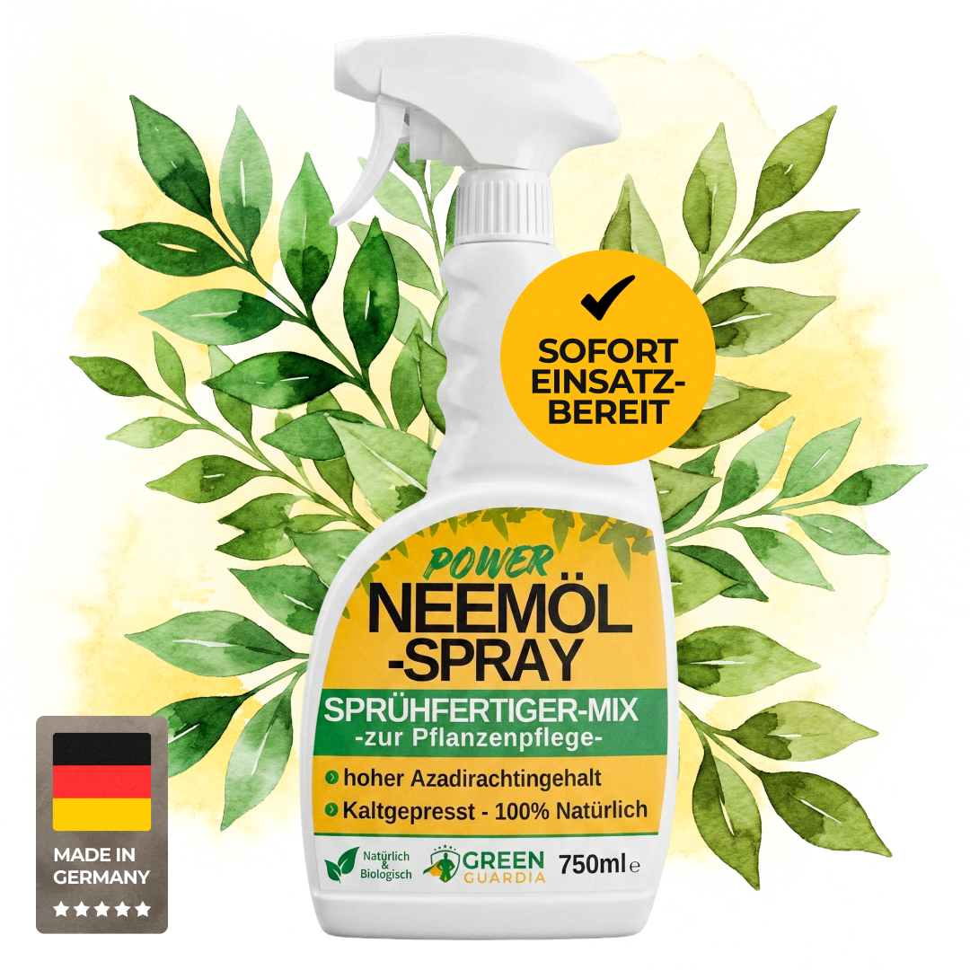 Spray all'olio di Neem 750 ml, pronto all'uso, con emulsionante per la cura e la protezione delle piante