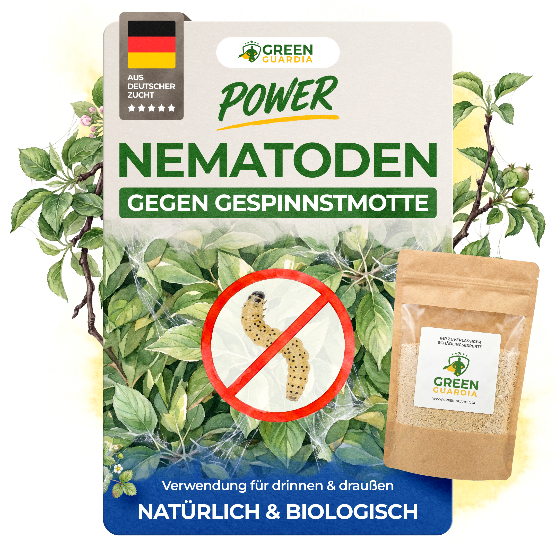 Nematoden gegen Gespinstmotte