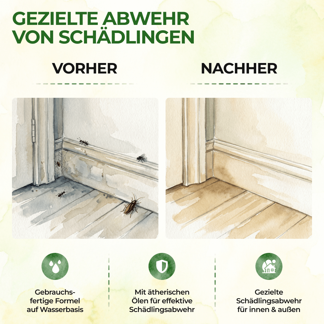 Schädlings-Abwehrspray Power-Konzentrat - 500ml - Green Guardia - Ihr Experte für Schädlinge und Pflanzen