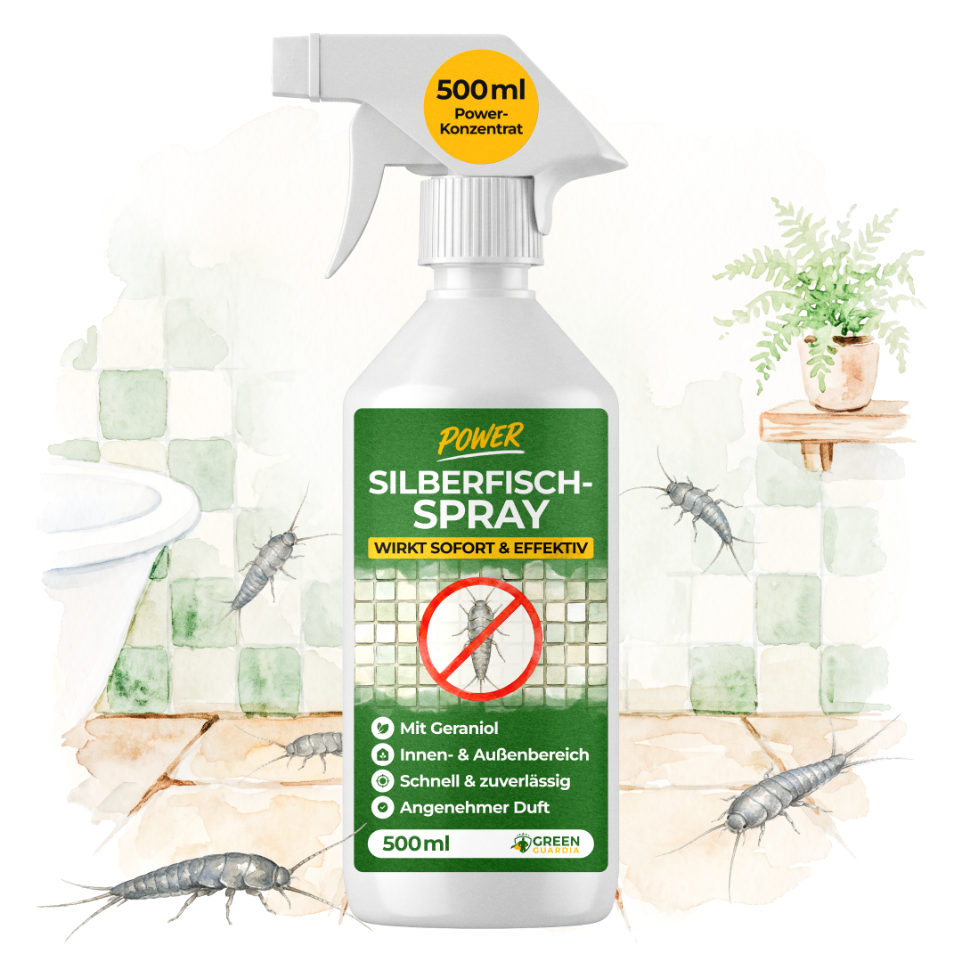 Spray repellente per pesciolini d'argento/pesci carta - Concentrato Potente - 500 ml