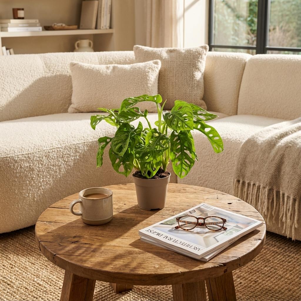 Monstera 'Monkey Mask' – pianta rampicante e ricadente, vaso da 12 cm, altezza 25–35 cm