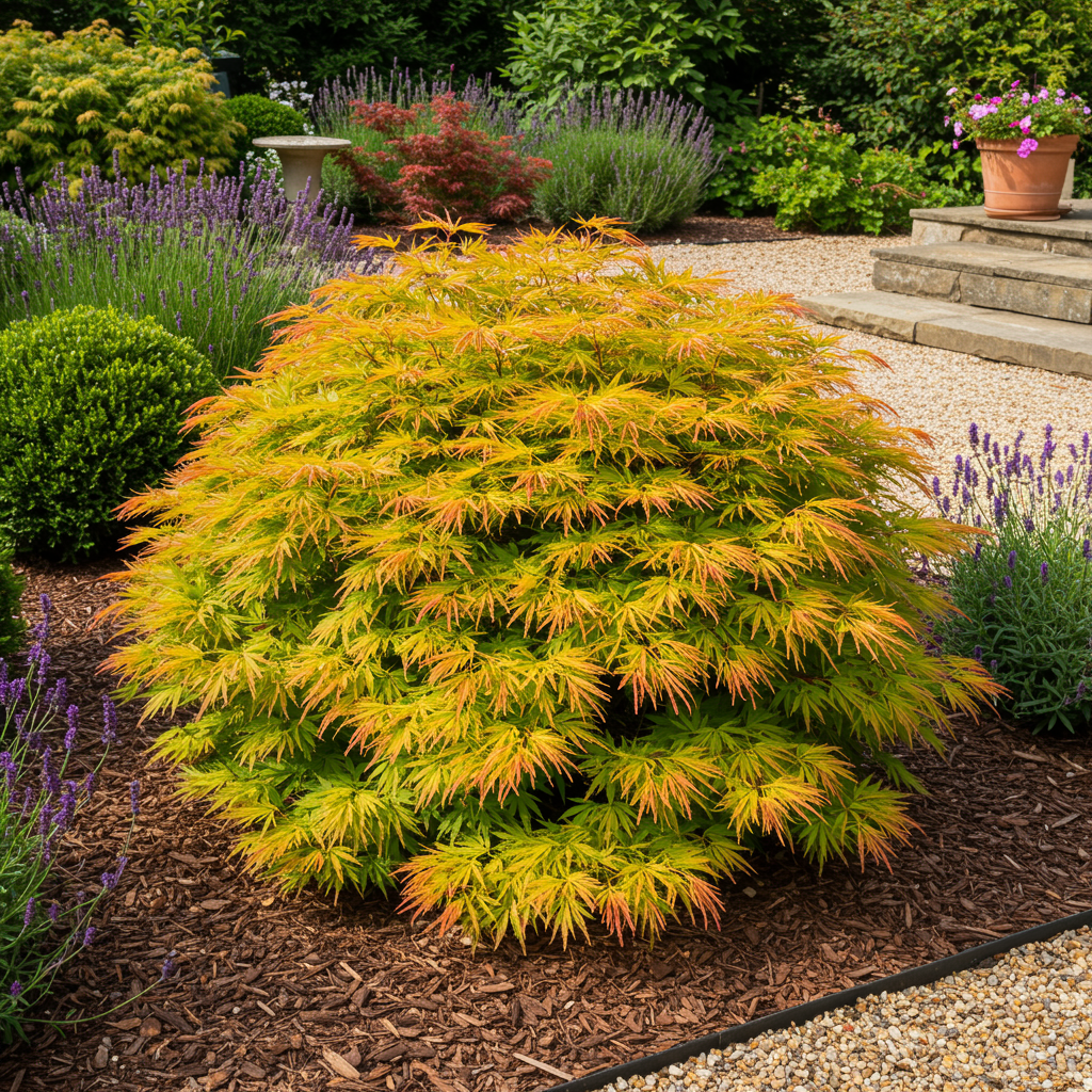 Acer Palmatum 'Summergold' – Japanese maple, deciduous – 19 cm pot, 70 cm tall