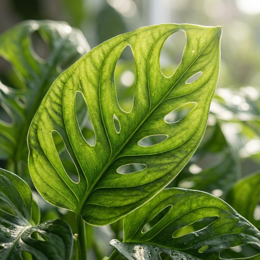 Monstera 'Monkey Mask' – pianta rampicante e ricadente, vaso da 12 cm, altezza 25–35 cm